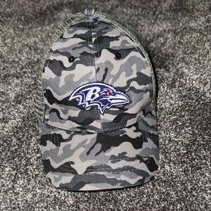 Raven’s Camouflage Baseball Cap adjustable size